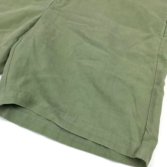 Tommy Bahama Silk Linen Green Casual Shorts Sz 33 - Picture 4 of 8